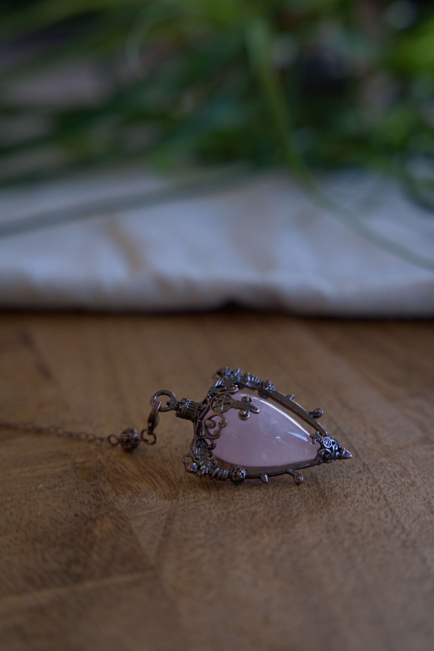 Rozenkwarts Majestic Pendel Pendels