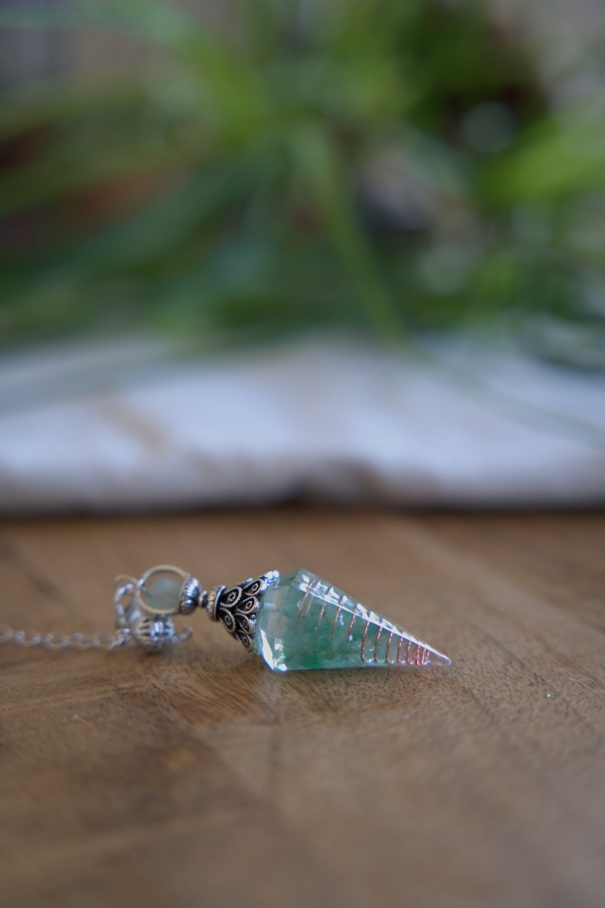 Aquamarijn Crown Pendel Pendels