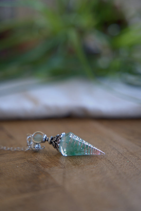 Aquamarijn Crown Pendel Pendels
