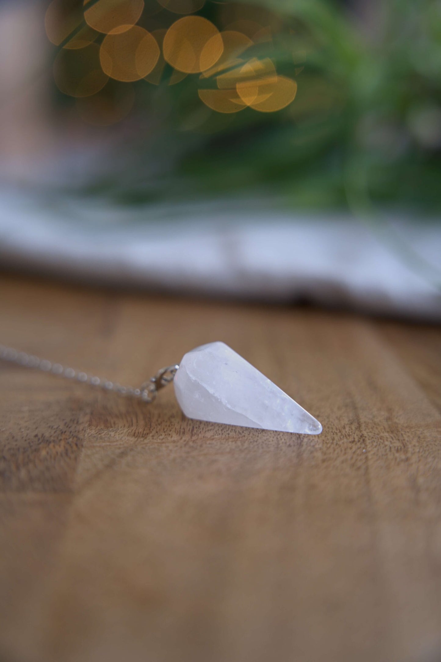 Bergkristal diamant pendel Pendels