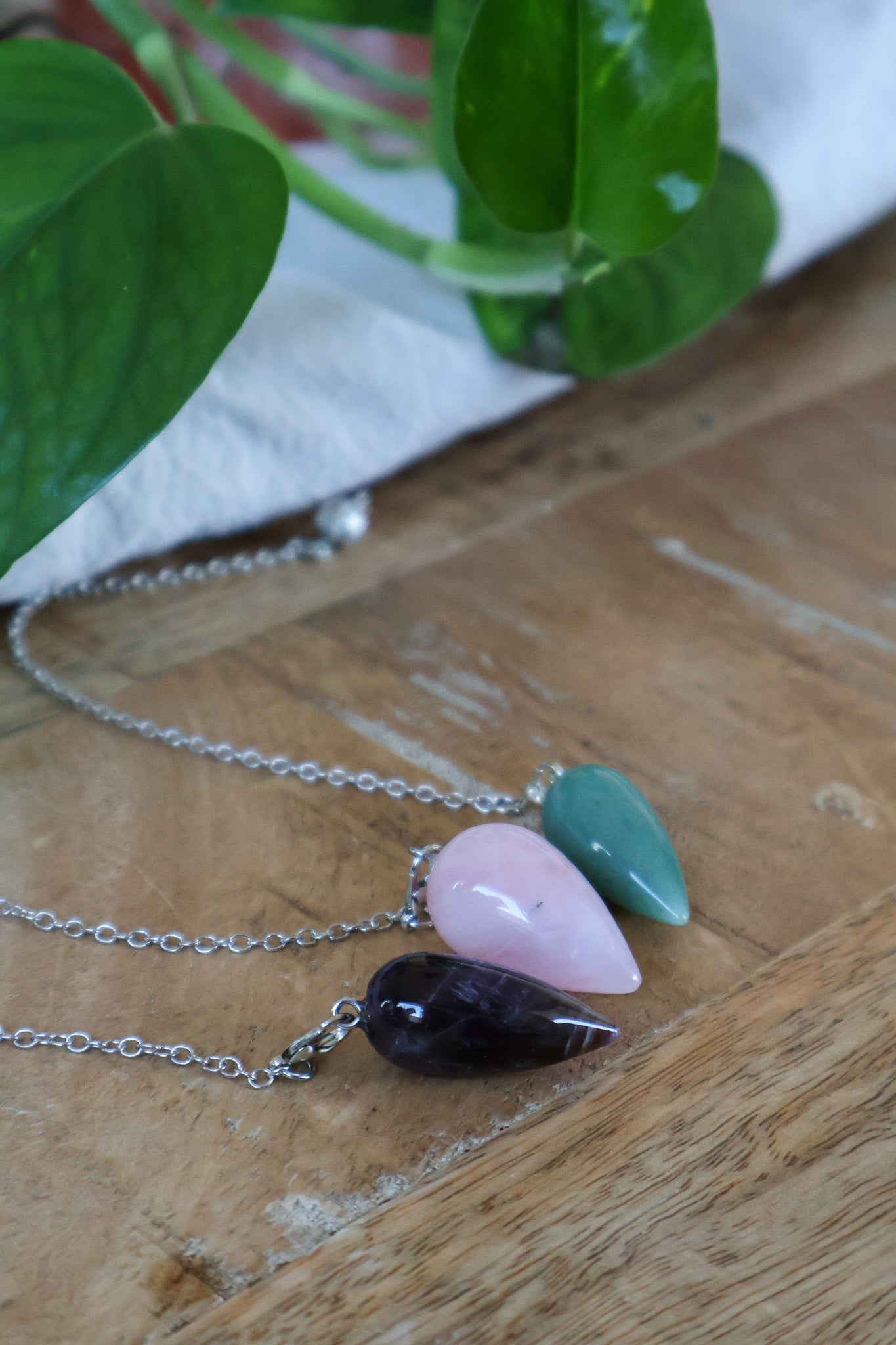 Amethist Droplet Pendel Pendels