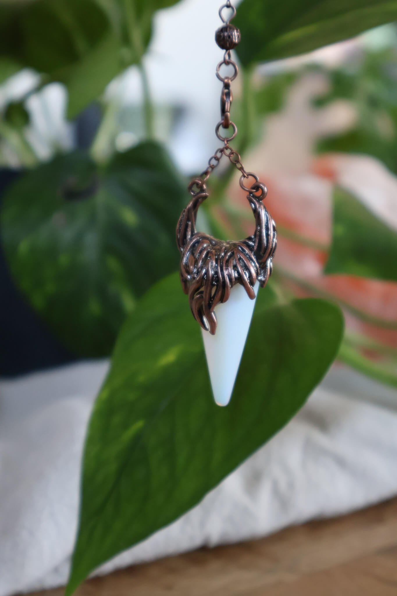 Opalite Horn Pendel Pendels