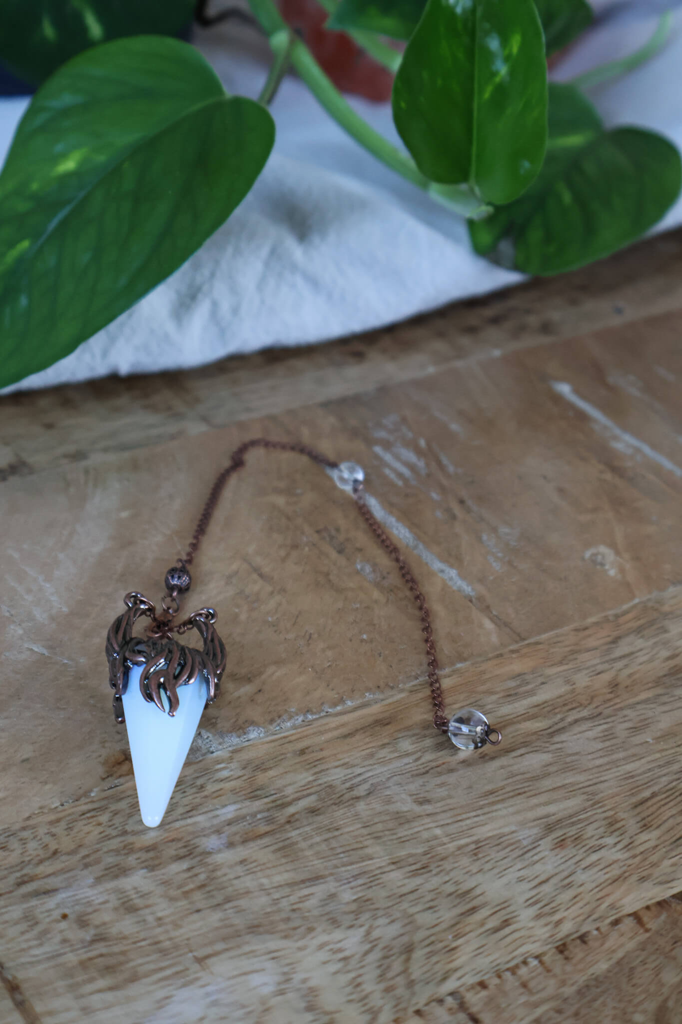 Opalite Horn Pendel Pendels