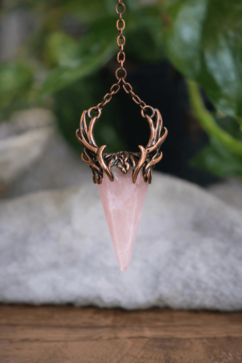 Rozenkwarts Horn Pendel Pendels